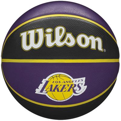 Wilson NBA-Ball des Los Angeles Lakers-Teams, schwarzer Unisex-Basketball