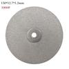 6" 150mm Diamond Coated Flat Lap Wheel Lapidary Polishing Grinding Disc 80~3000 Grit For Jewelry Jade Crystal Glass Polishing