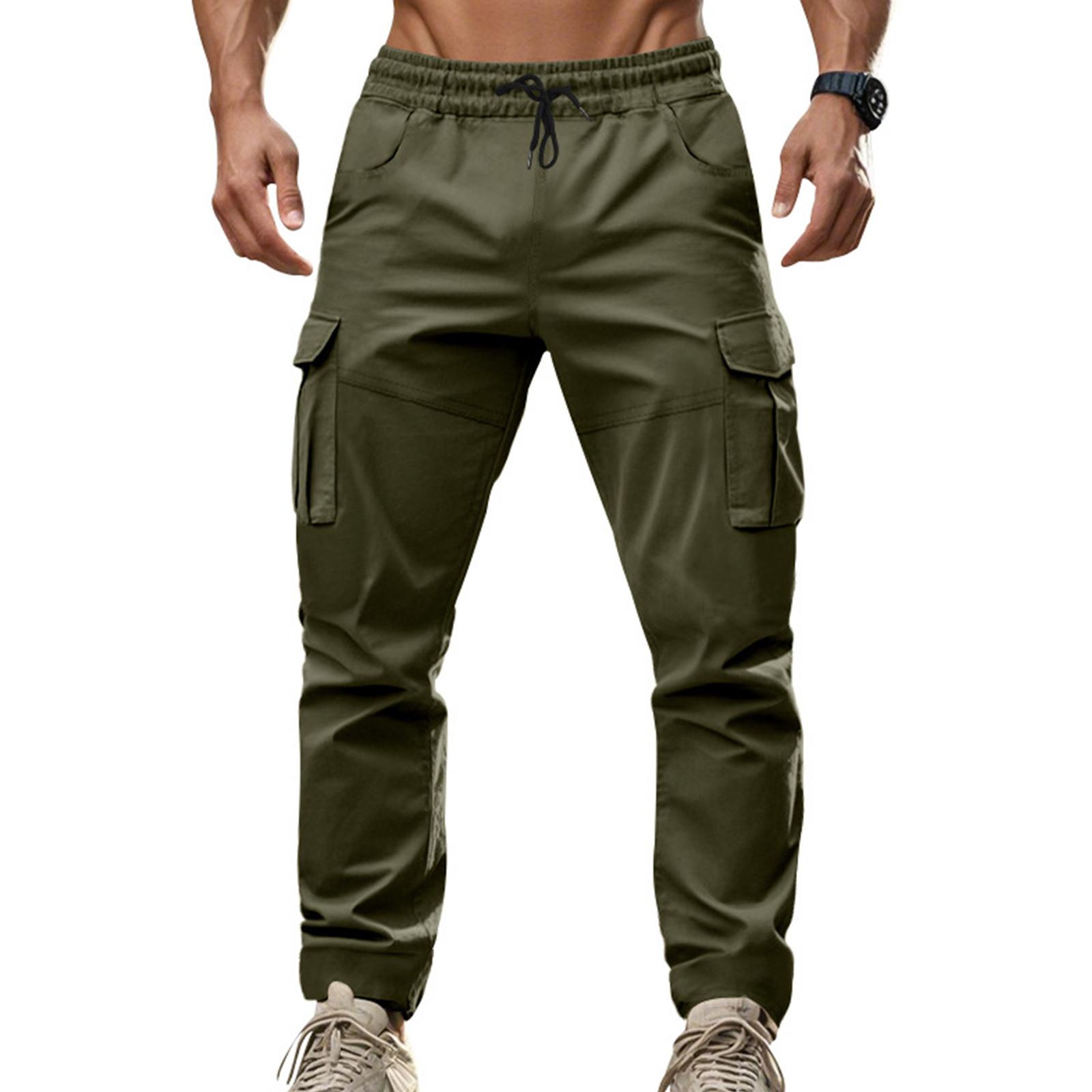 

Мужская рабочая одежда для активного отдыха Amikaji Sports Мужские повседневные брюки для бега XXL