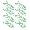 Forme de Poisson Forme de Poisson Clips de Bureau en Métal Revêtu de Plastique Bleu Foncé Mignons Clips de Bureau Antidérapants Portables