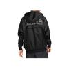 Nike Letter Print Casual Hooded Jacket Men jackets Black DX0694-010