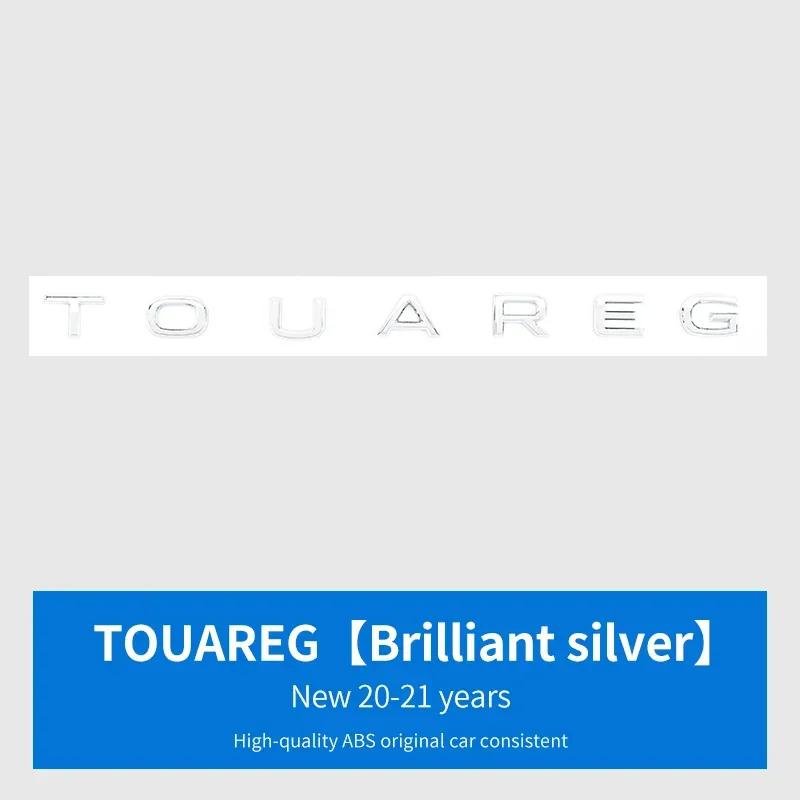 BHMTQ1 ABS Car letter Sticker For VW Volkswagen TIGUAN TOUAREG SAGITAR Logo 2016-2024 Decorative Rear Trunk Emblem Badge Sticker