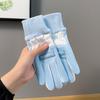 Warm Winter Gloves Touchable Screen Driving Mittens New Full Finger Gloves  Unisex