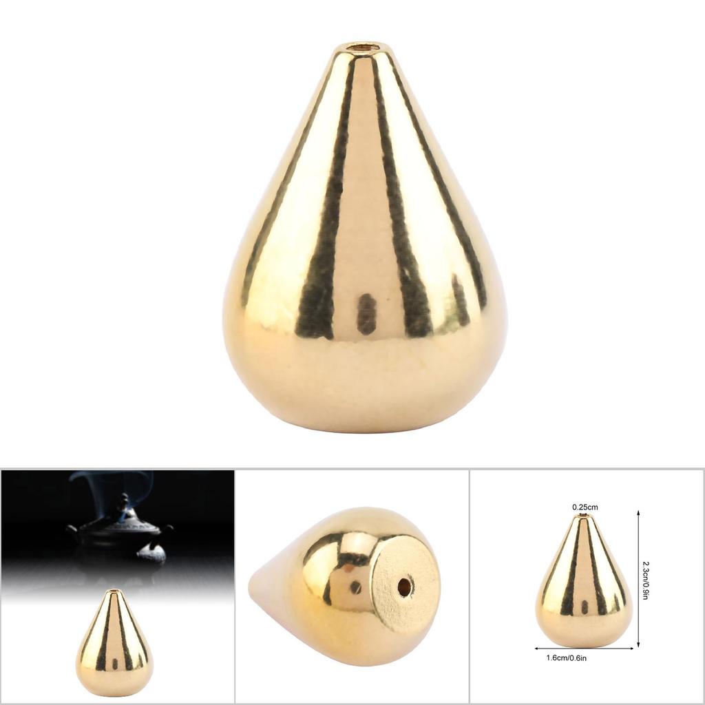 Unique Shape Incense Holder Burner for Home Office Decoration Gift (Large Drop Shape)