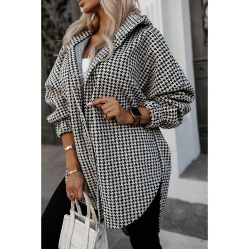 

Осенне-зимняя женская куртка больших размеров с капюшоном M