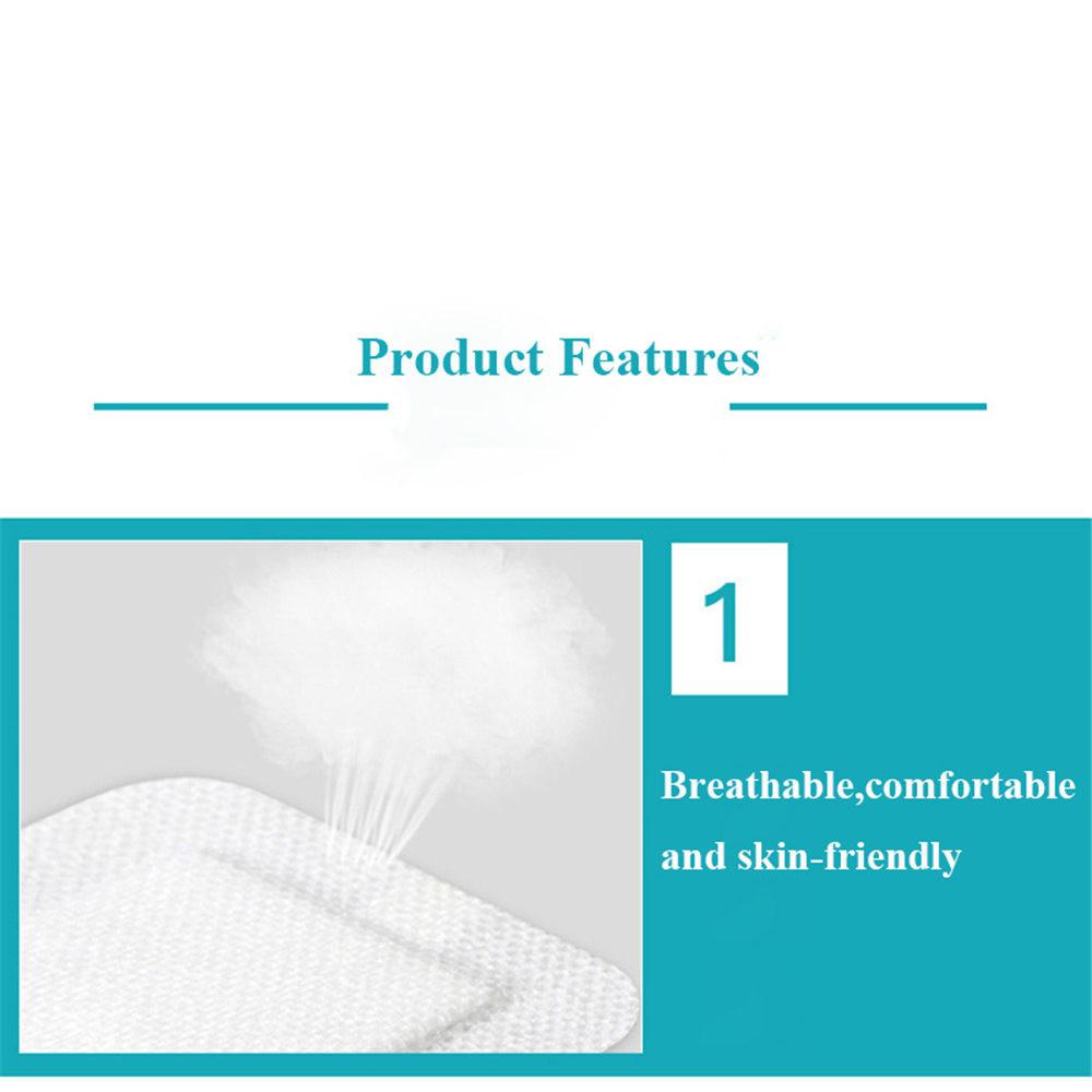 30Pcs 10x10cm/15cm/20cm/25cm Medical Sterile Wound Dressing Breathable Adhesive Large Size Band Aids Bandage Wound Care Sticker