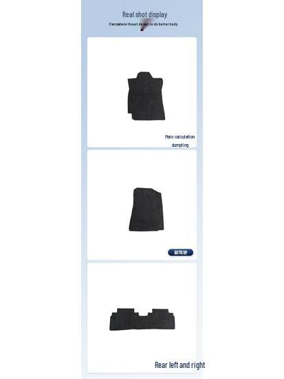 Nylon Car Floor Mats for 2019-2023 Hyundai Santa Fe - Left-Hand Drive