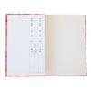 Umgekehrt gebundenes Shikoku 88 Tempel Buch, japanische Bindung, mit Umschlag und originalem Hotokudo Lesezeichen, Großformat, Kirschblüten-Druck