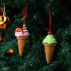 Handpicked Resin Ice Cream Ornament: Creative Christmas Scene Decoration with Free Shipping