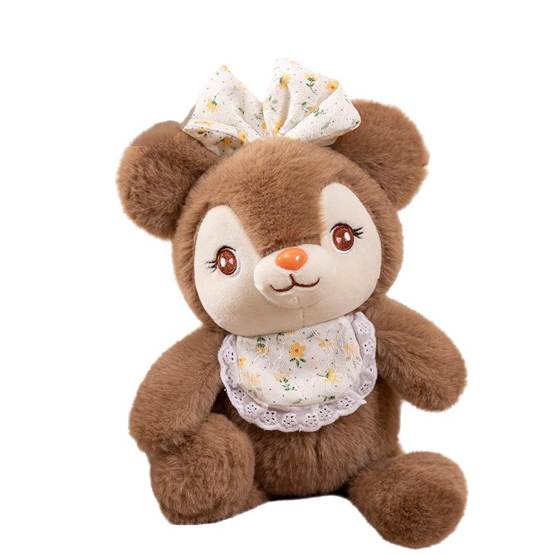 

Toy Plush Cartoon Stuffed Animal Teddy Rabbit Doll For Boys Girls Gift Birthday коричневый