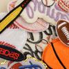 Sports Series Embroidered Cloth Patches: Football & Basketball Clothing Accessories