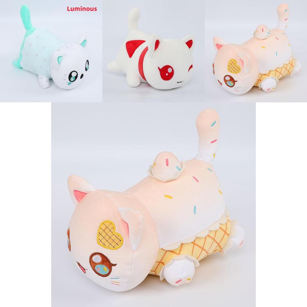 Cute Aphmau Cat Plush Toy Soft And Luminous Stuffed Pillow For Fans Collectors And Kids