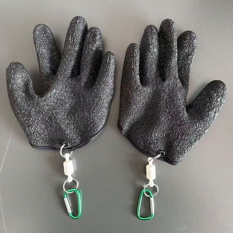 Fishing Gloves -Professional Anti-Slip Catch Fish Gloves,Puncture Proof Ice Fishing Glove for Handling,Catching,Cleaning,Hunting