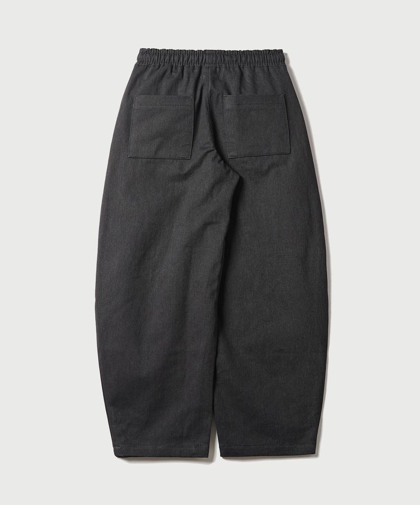 JEMUT Gift Balloon Washed Cotton Pants Charcoal Jjlp2671