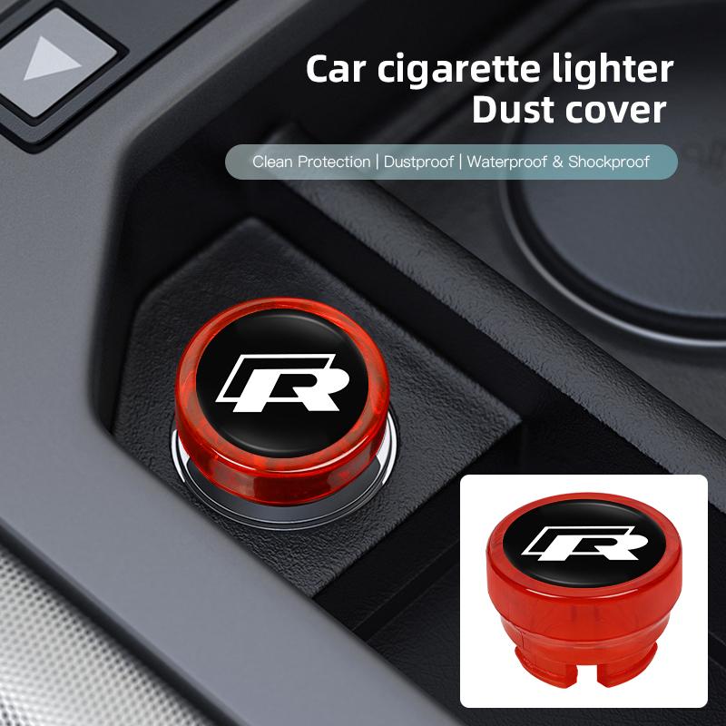 Car Cigarette Lighter Dust Cap Power Port Dustproof Cover Plug Tire Valve For VW Golf Tiguan Jetta Passat Polo Touran GTI Caddy