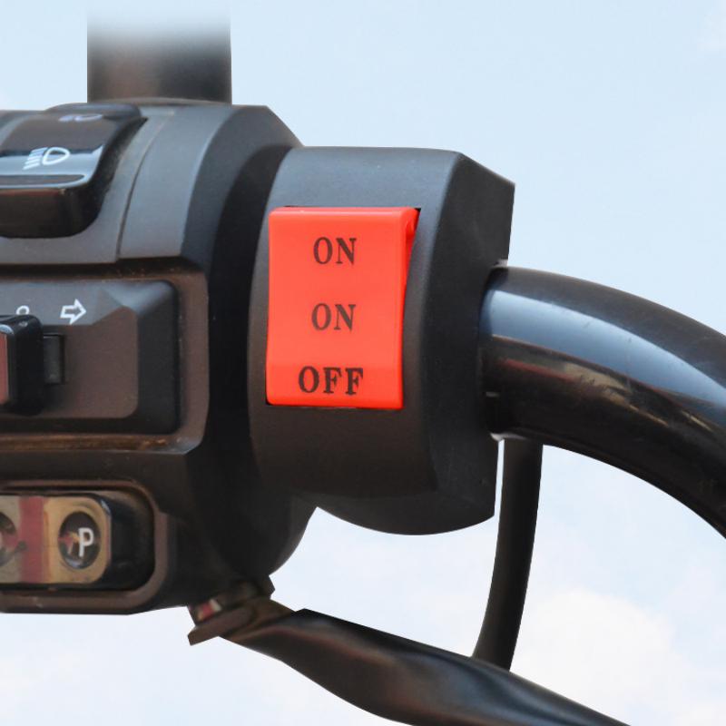 Motorcycle Handlebar Flameout Switch Motorbike ON OFF Button For Moto Bike Headlight Signal Lamp Universal Control Button