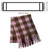 1-4pcs Thickened Plaid Scarf for Women Soft Warm Winter Windproof Wrap for Daily Outdoor Activities Versatile Fashion Accessory