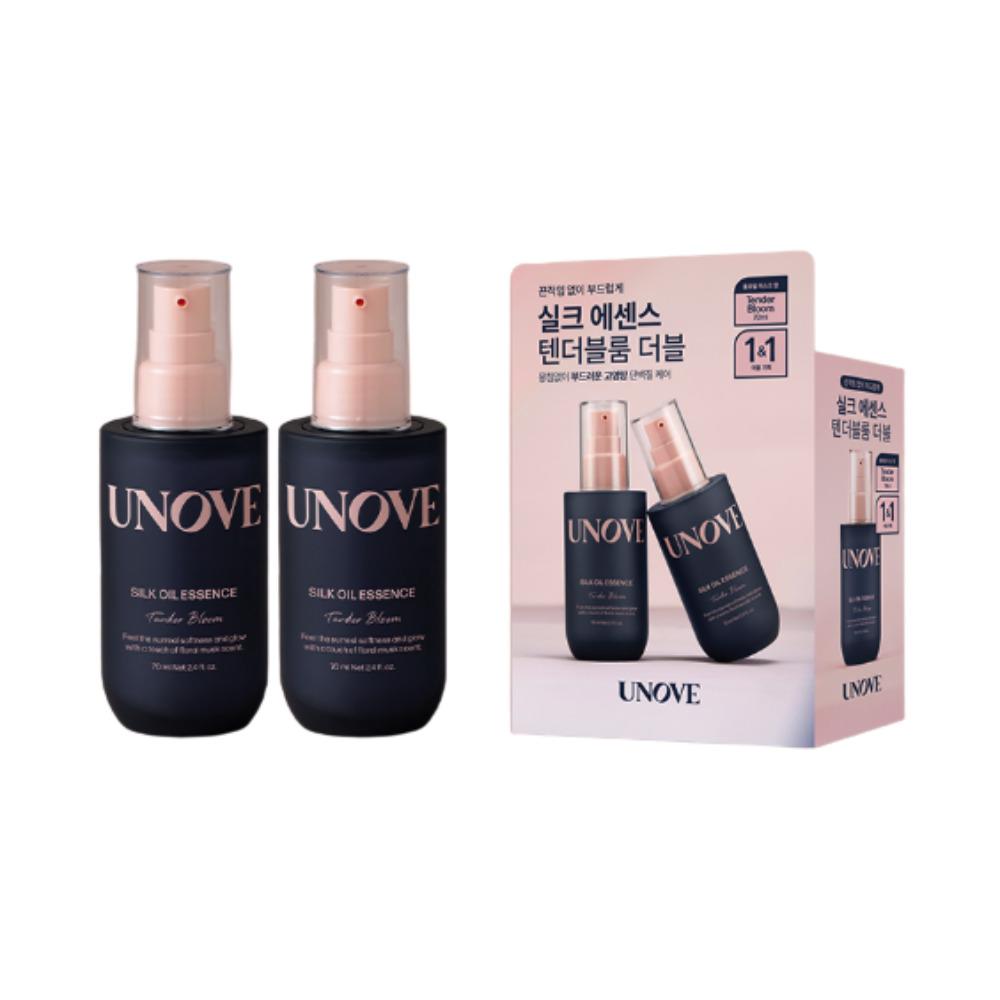 UNOVE Silk Hair Oil Essence Set (70ml x 2) Nourishing & Shine Care