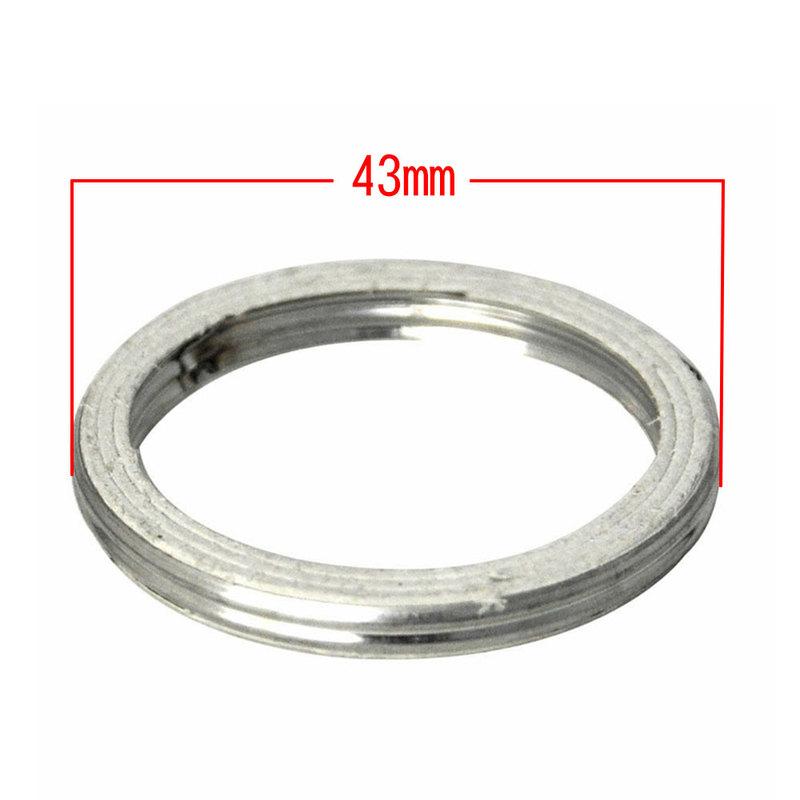 OD:43mm Exhaust Pipe Gasket For Honda ST1300A ST1300 2003-2004 2008-2010 2012-2014 ST1100 ST1100A 95-00 CBR900RR 92-99