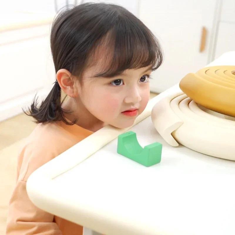 2M Table Corner Safety Bumper Strips Baby Protection Strips Bumper Corner Soft Cover Strips Table Corner Protection Anti Crash