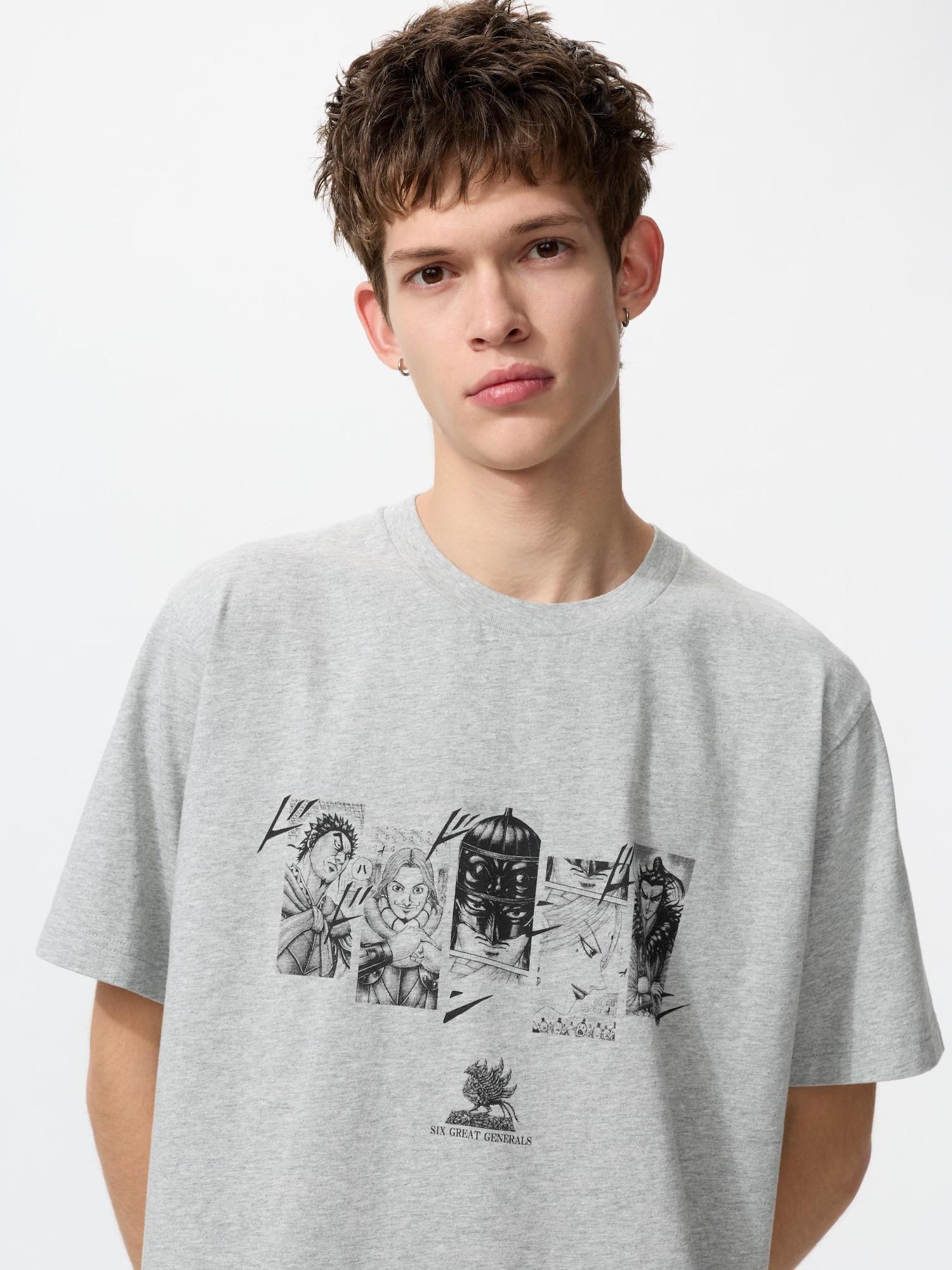 Uniqlo Япония Манга Ut Shueisha 100-летие Королевство 03 GRAY/XS