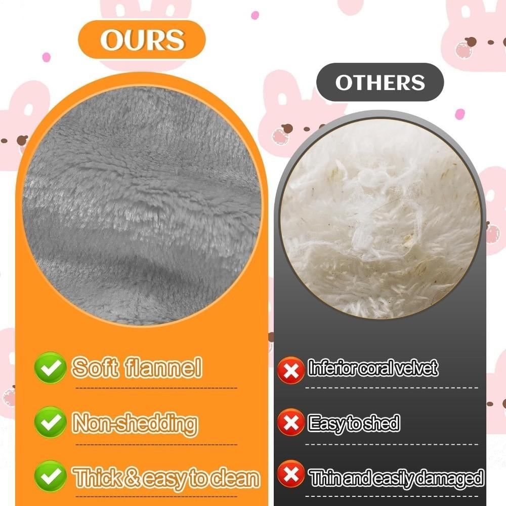 Waschbare Kaninchenbettmatte Verdicktes Kaninchenkissen Weiches Kaninchen Konkaves Bett Kleines Haustier