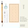He San She Fuguang Mixed Hair Calligraphy Brush for Beginners - Soft Bristle, Regular Script