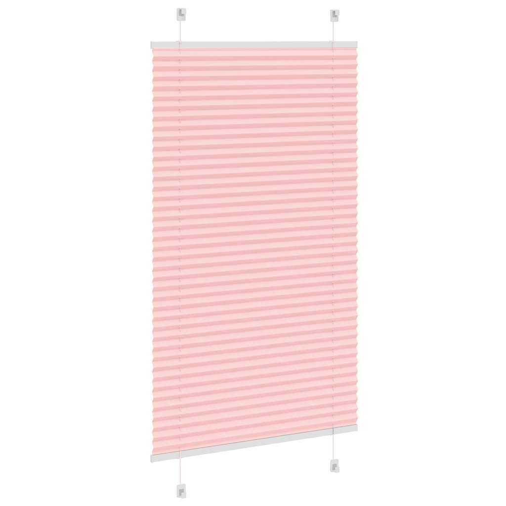Pink Pleated Blind 80X100 Cm Fabric Width 79.4 Cm
