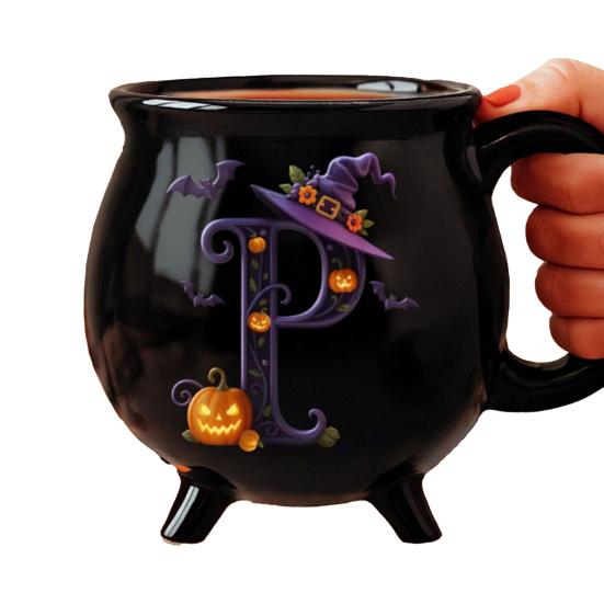 

Кружка-котел ведьмы 12 унций Персонализированная кофейная кружка на Хэллоуин Керамическая чашка для чая Ведьмин отвар Подарок на Хэллоуин или день рождения для женщин, лучших подруг, семьи
