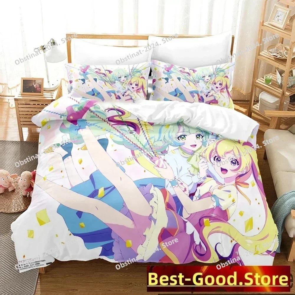 3D Print Aikatsu Idol Activity Anime Bedding Set Boys Girls Twin Queen King Size Duvet Cover Pillowcase Bed boys Adult