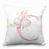 Nordische Kissenhülle Rosa Buchstaben Kissenhülle Auto Sofa Lendenkissen Sitzkissen
