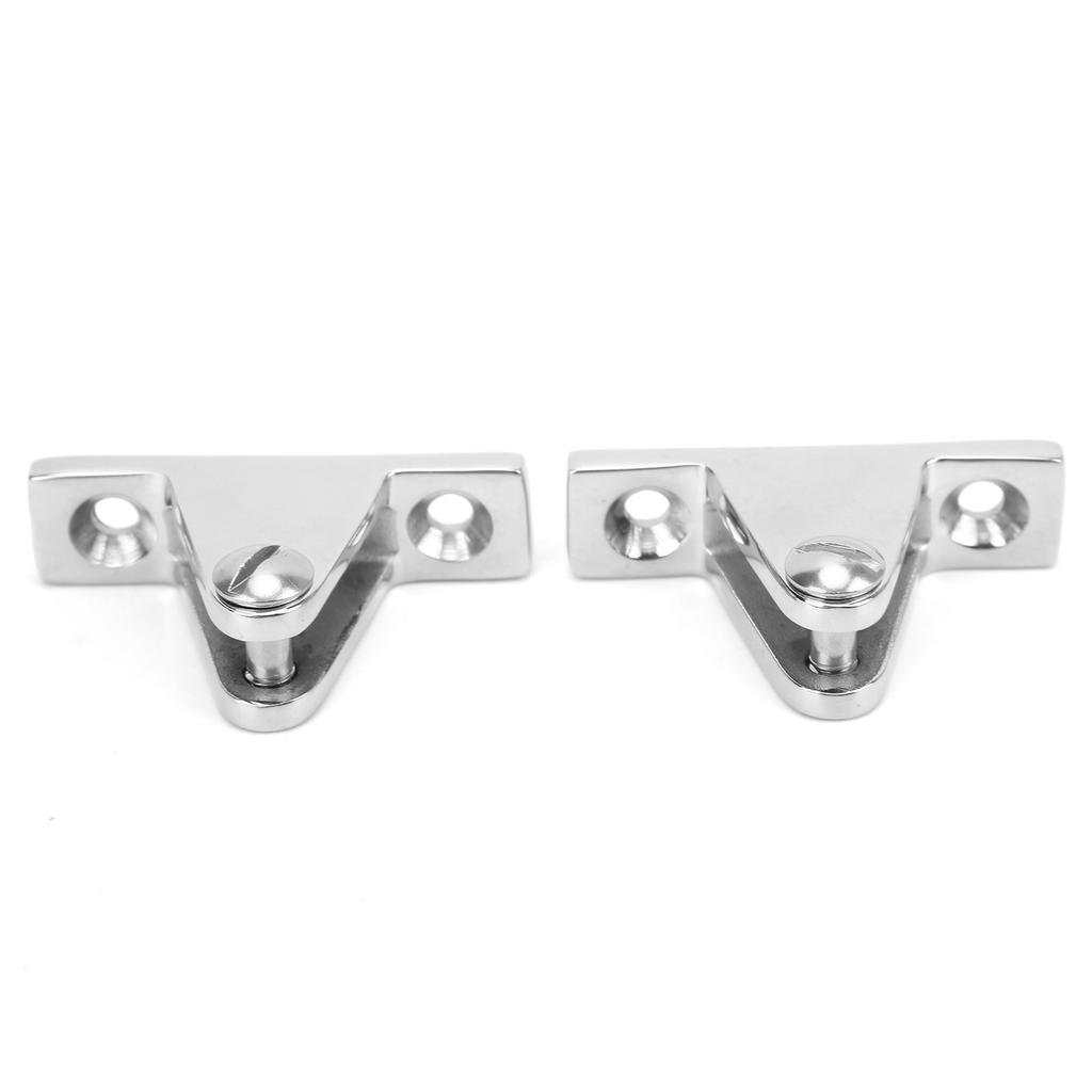 2pcs Bimini Top 90° Deck Hinge 316 Stainless Steel Heavy Duty Marine Boat Deck Hinge Mount
