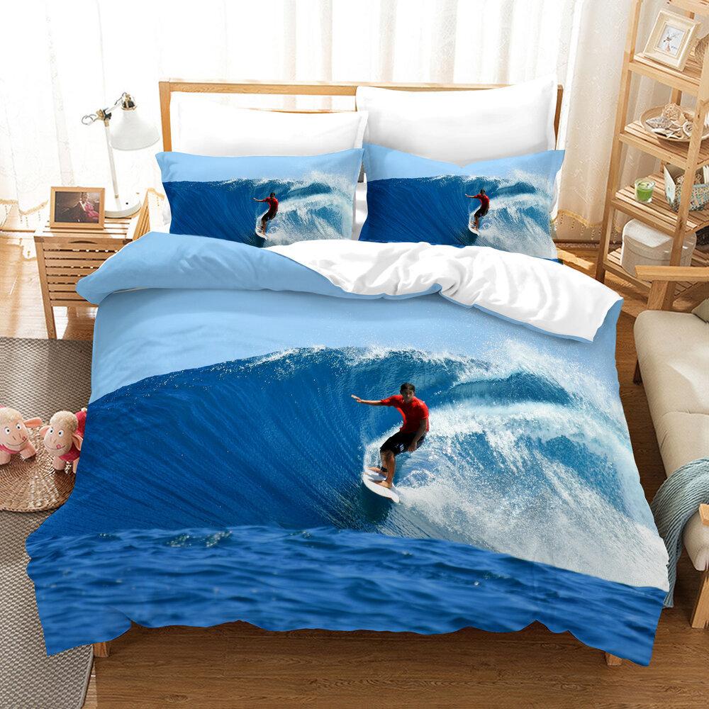 Middle East E-Commerce Three-Piece Set, American 3D Digital Printing Kit