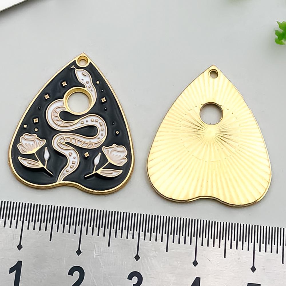 Halloween Enamel Drip Pendants: DIY Earrings, Necklaces & Keychains - Retro Alloy Jewelry Accessories