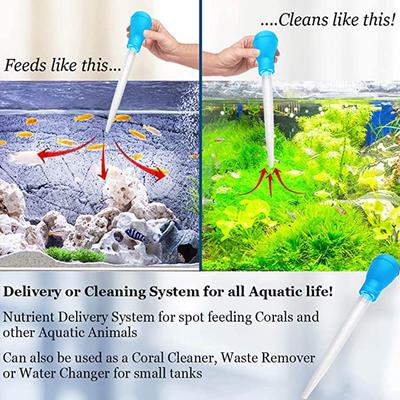 Čistič odpadu Coral Feeder pro multifunkční pipetu s kapátkem akvária