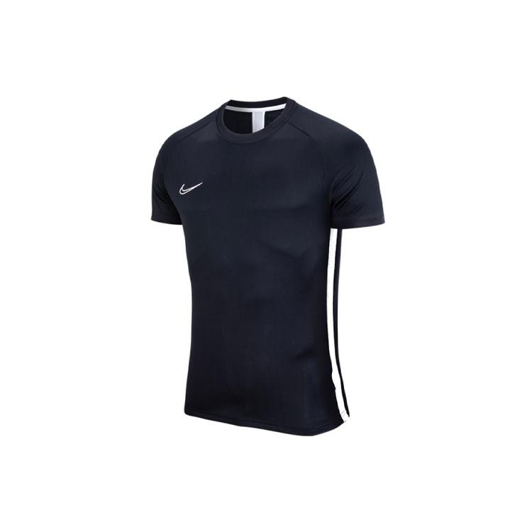 Мужские черные футболки Nike с круглым вырезом, тонкие, прямого кроя DB6587-011 S