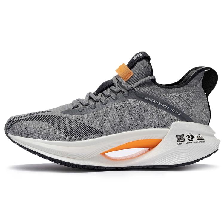 New LiNing Jueying Essential Anti Slip Wear Resistant Low Top Running Shoes Men's Gray ARHR125-9