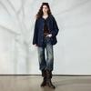CHUYU Women's Faux Denim Goose Down Padded Jacket