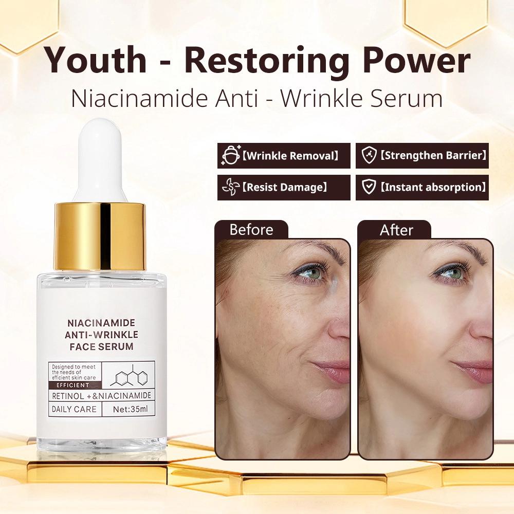 Niacinamide Anti-Wrinkle Facial Essence Fades Flare To Improve Dull and Brighten Skin Tone