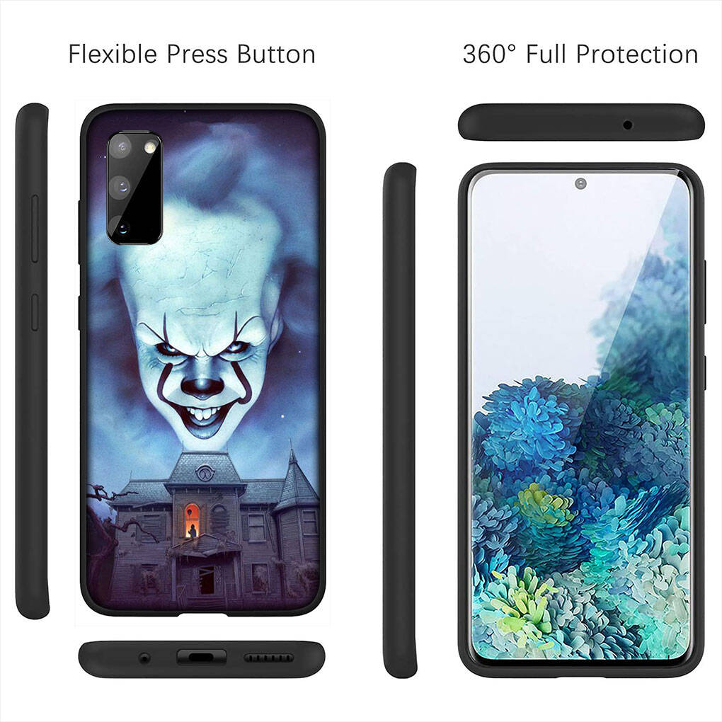 for iPhone 17 16 15 Xiaomi Poco F7 F8 X7 C85 C75 C71 M8 Redmi Note 14 13 12 11 Pro Max 14C 13C 15C A3 A4 Phone Case Stephen King's IT Pennywise Cover