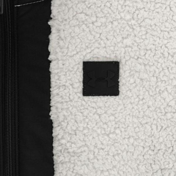 Under Armour Solid Logo American Vintage Pattern Label Spliced Zipper Sherpa Stand Collar Pullover Long Sleeve Sweatshirt Men sweatshirt 1373847-110