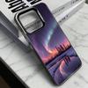 Northern Lights  Phone Case For iPhone 17,16,15,14,13,12,11 Plus,Pro Max,XS,Colorful Silver Phone case Funda Cover