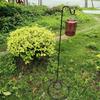 Support de présentoir crochet de berger en fer résistant à la rouille pour lanternes de jardin, support d'éclairage décoratif extérieur intérieur