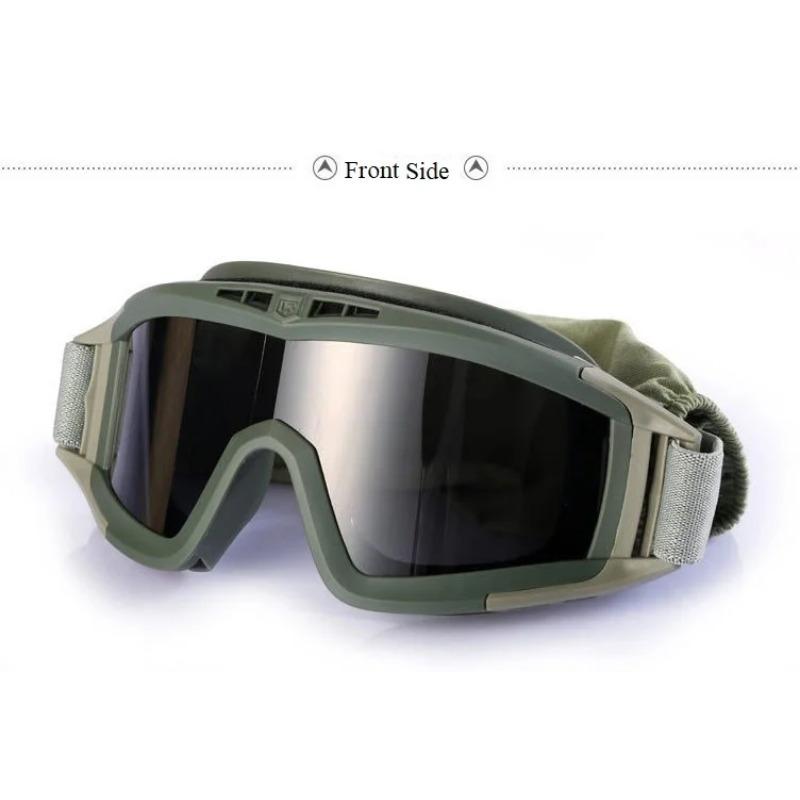 Taktische Brille Militär Schießbrille Motorrad Offroad Bike Armee Airsoft Paintball Brille