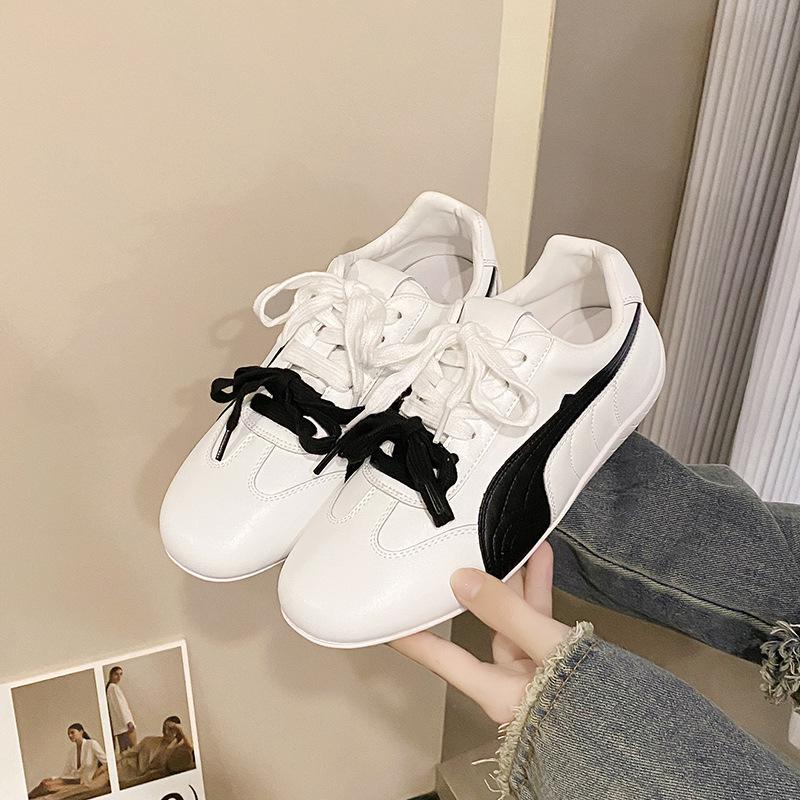 

Retro inner height-increasing women s shoes, double shoelaces, German training shoes, women s 2025 autumn and winter new Forrest Gump spor 40 білий