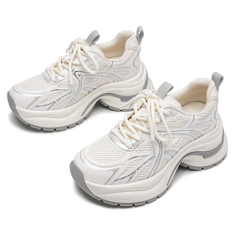 Strictly selected women's sports shoes platform dad women's shoes versatile casual shoes little white shoes non-slip breathable heightening shoes