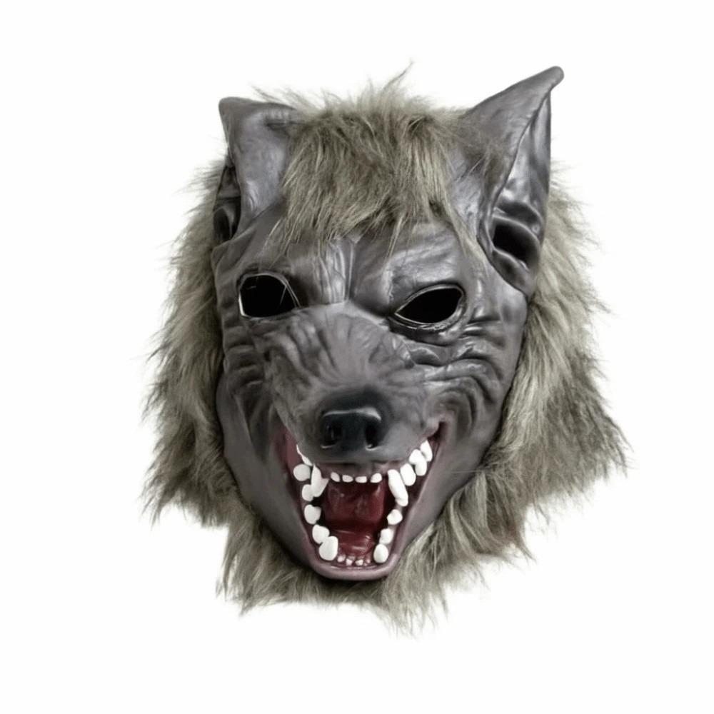 Realistic Werewolf Mask Latex Masquerade Headpiece Party Props Beast Cosplay Gear  Pranksters