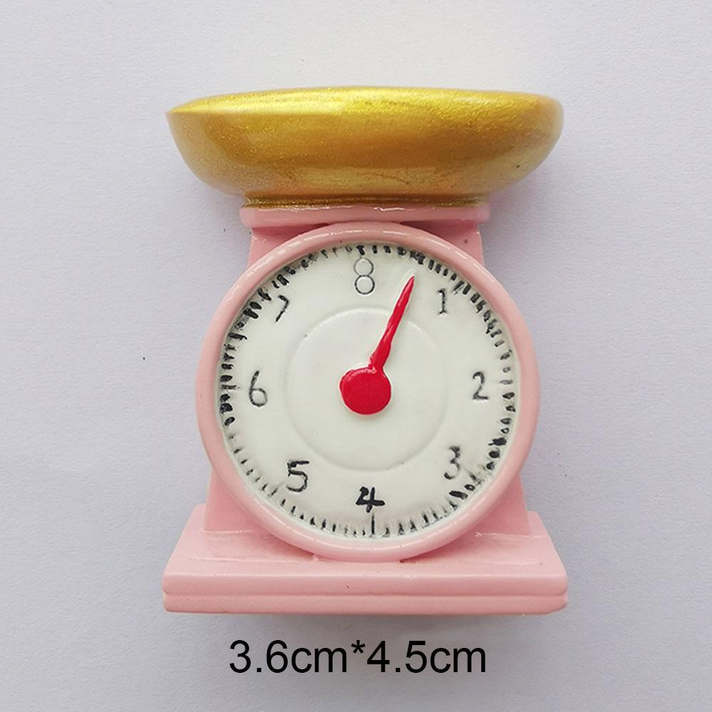 Mini Kitchen Supplies Cute Girl Series Creative Resin Refrigerator Magnet Simulation Food Ice Cream Sticker Decoration Gift
