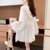 Summer Hooded Jacket Sweatshirt Women Sun Protection Fashion Single Breasted Sunscreen Thin Loose Casual Coat