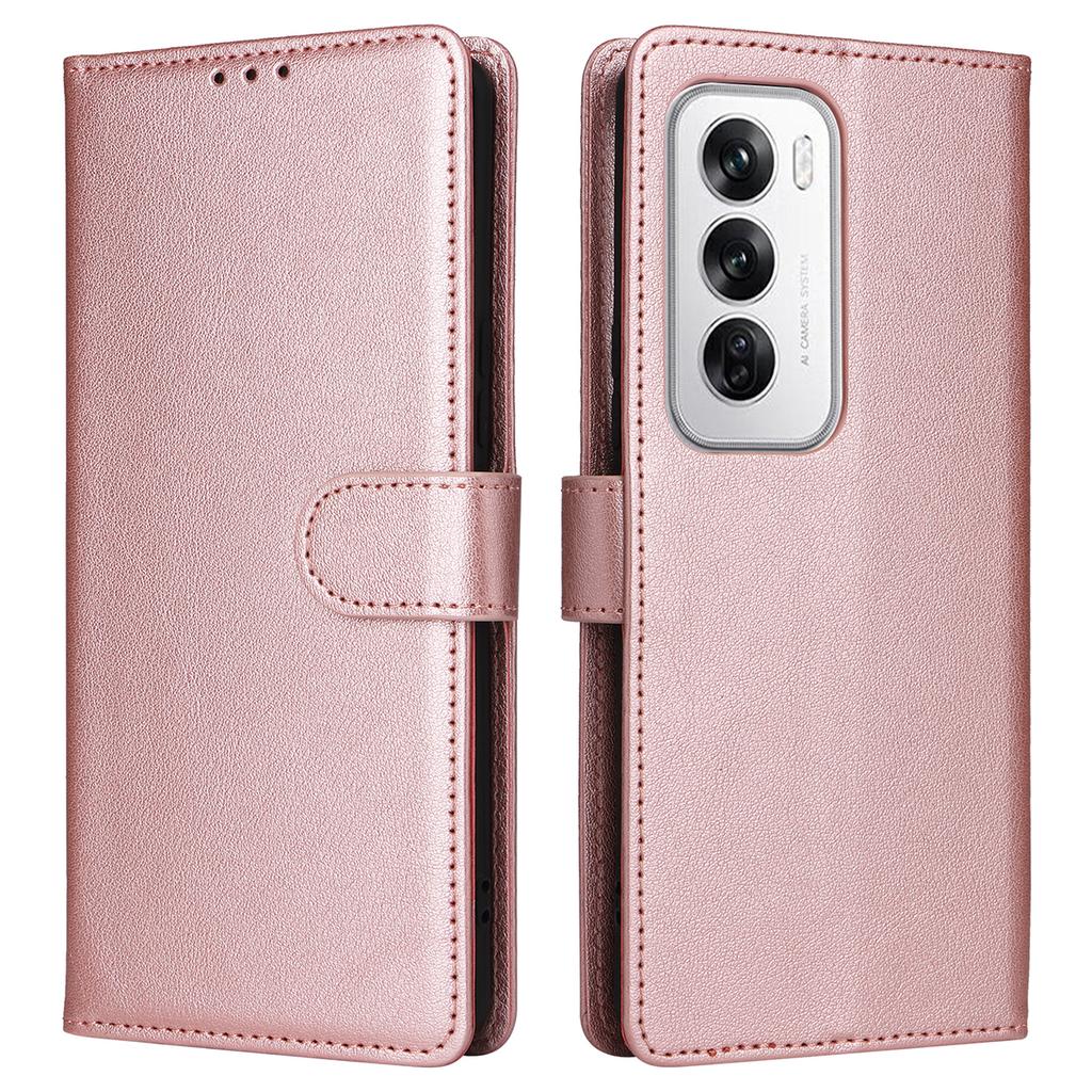 For Oppo Reno12 5G (Global) Case Wallet Stand View PU Leather Phone Cover